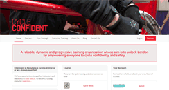 Desktop Screenshot of cycleconfident.com